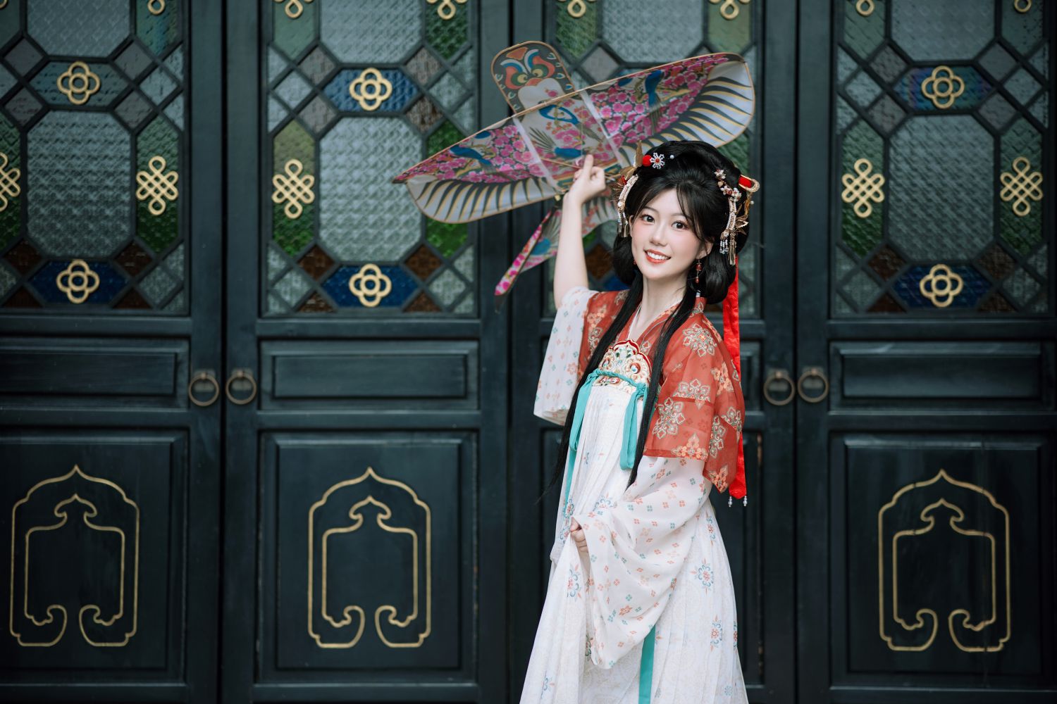 图片[5]-粉黛红唇大唐公主美艳如天-COS世界