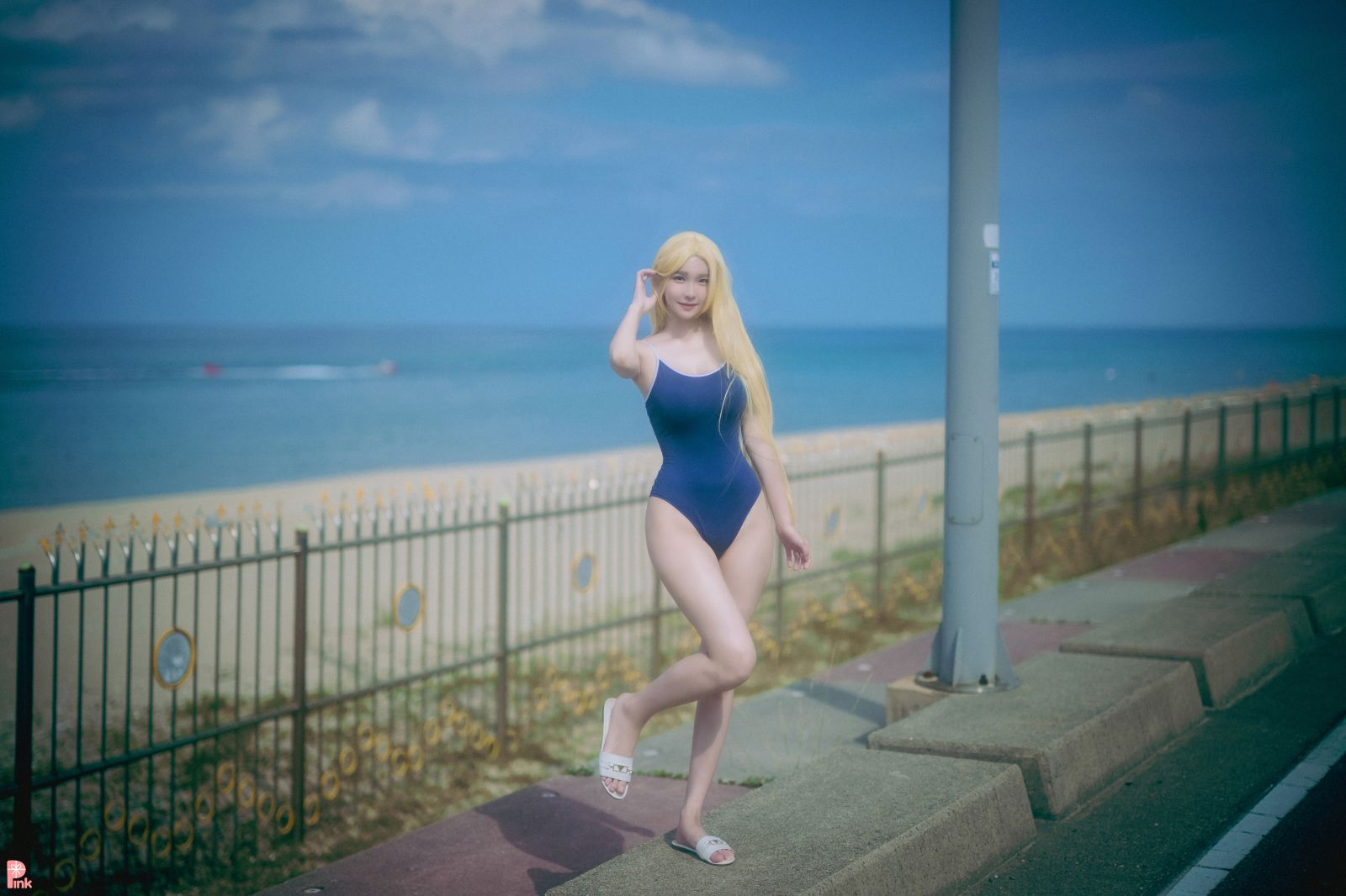 图片[2]-PINK RIBBON Ahrin Meet me in the summer-COS世界