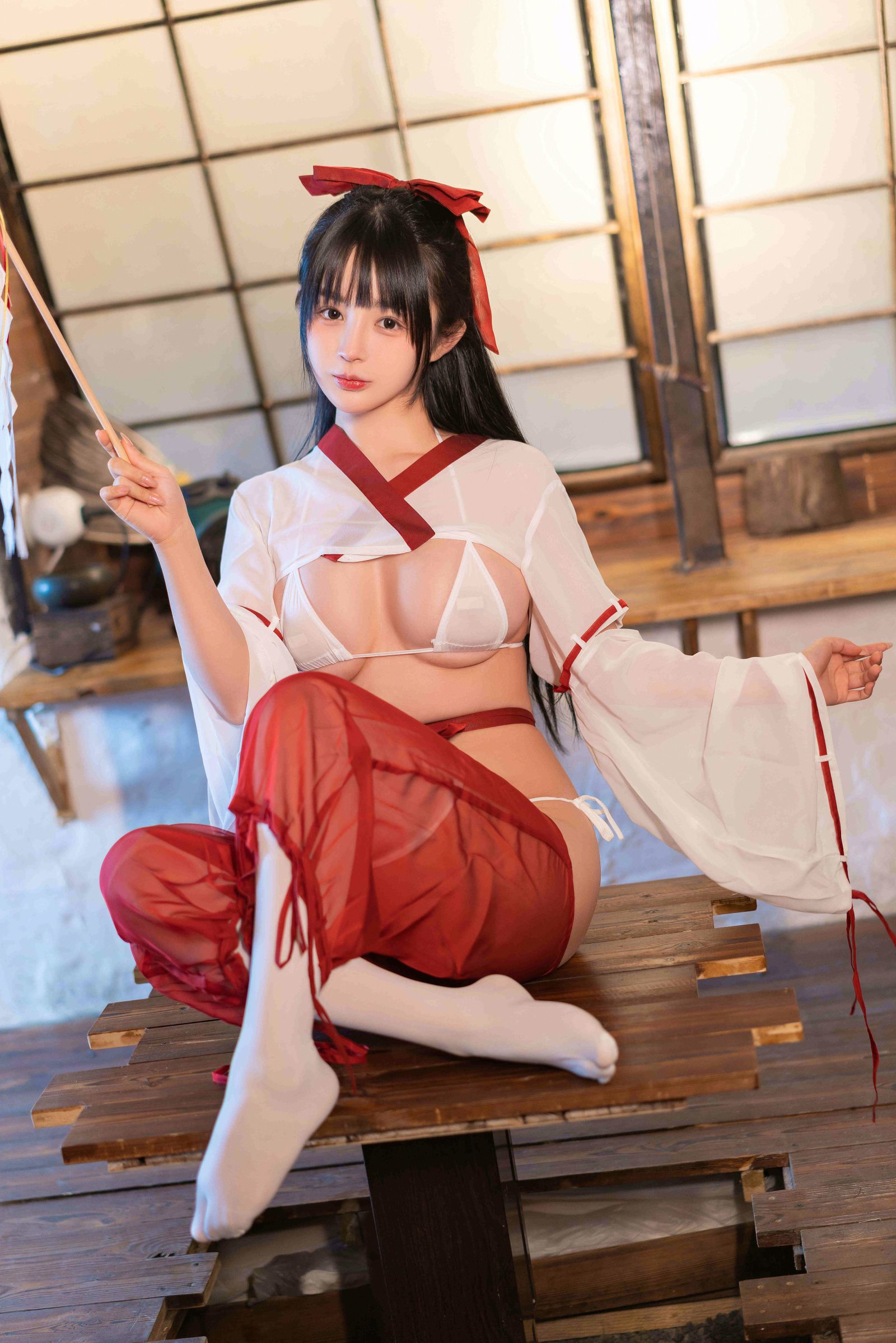 图片[4]-桜井宁宁 巫女-COS世界