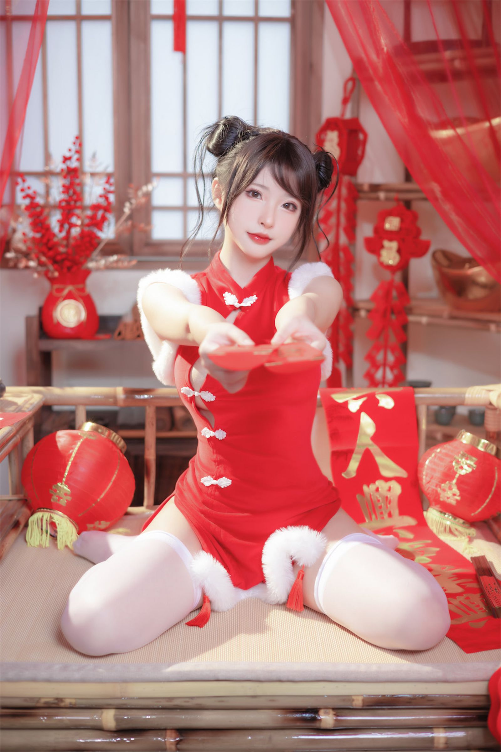 图片[5]-清水由乃 新年旗袍-COS世界