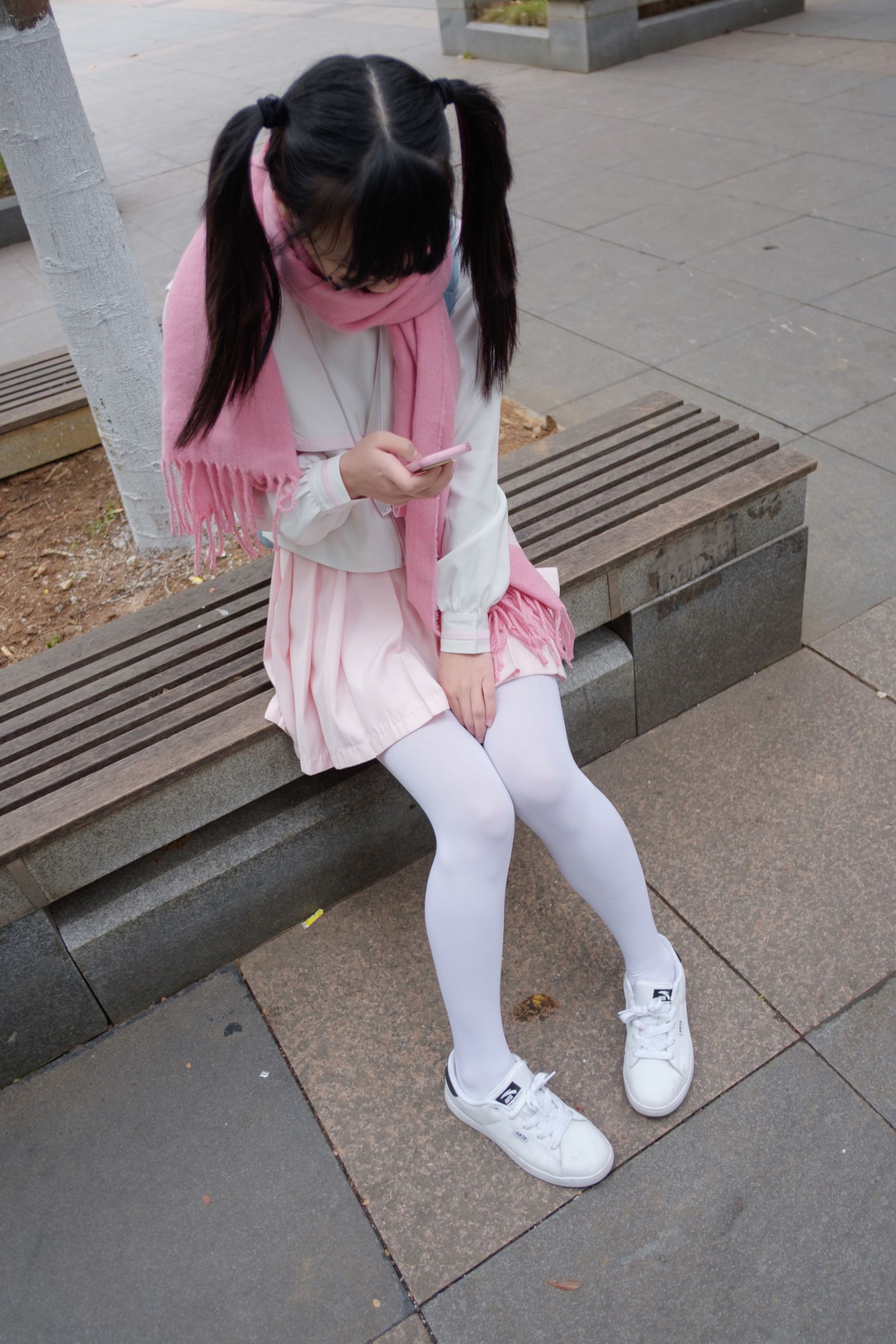 图片[3]-白丝粉红少女-COS世界