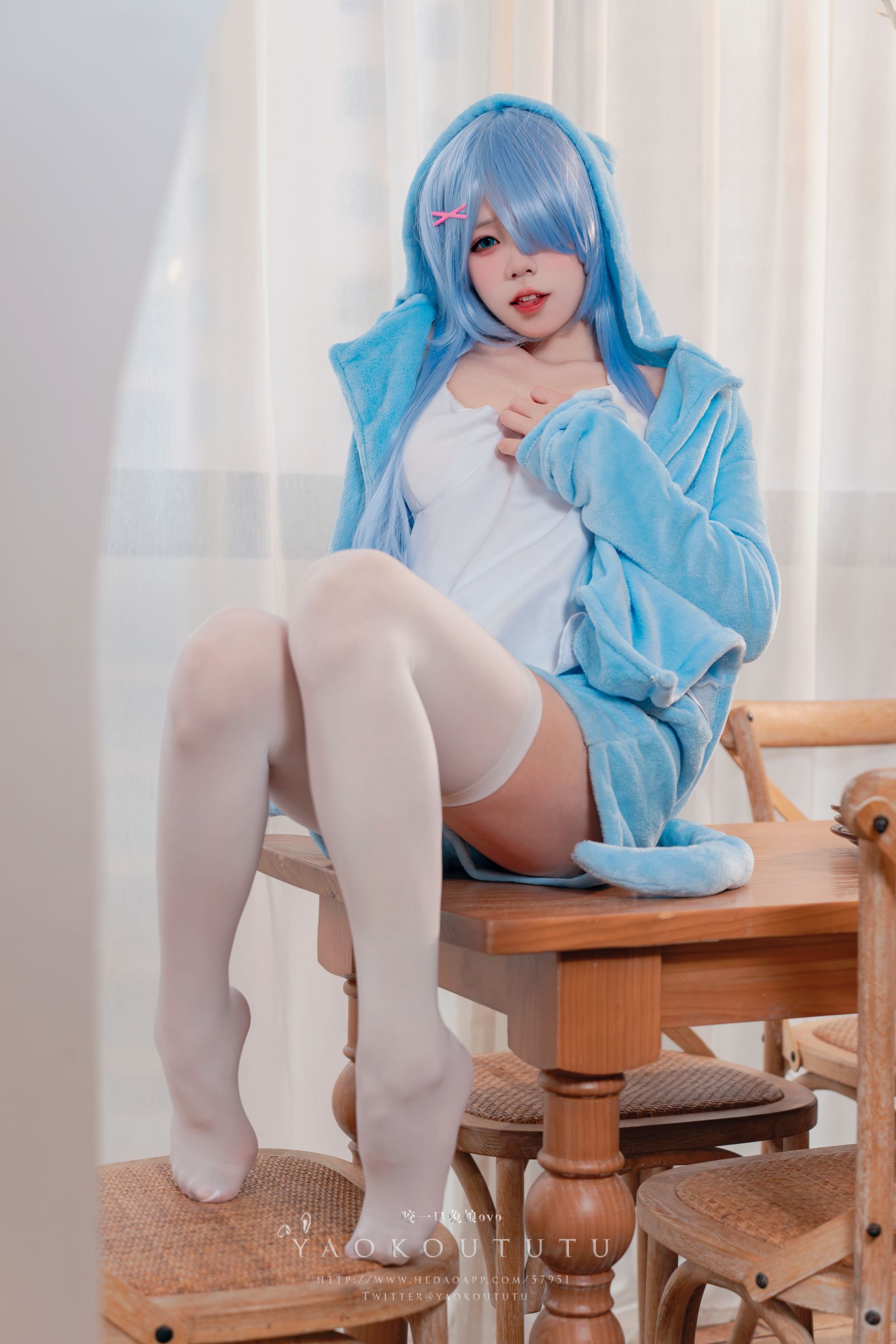 图片[4]-咬一口兔娘 蕾姆喵喵-COS世界
