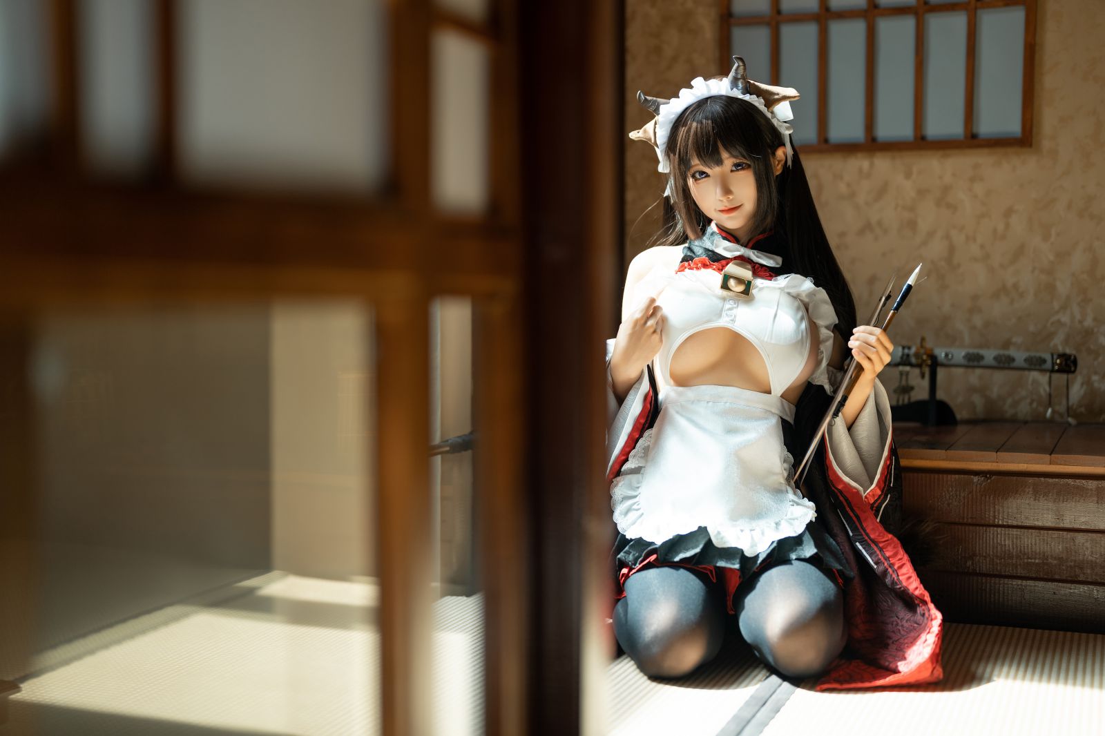 图片[2]-蠢沫沫 牛牛女仆-COS世界