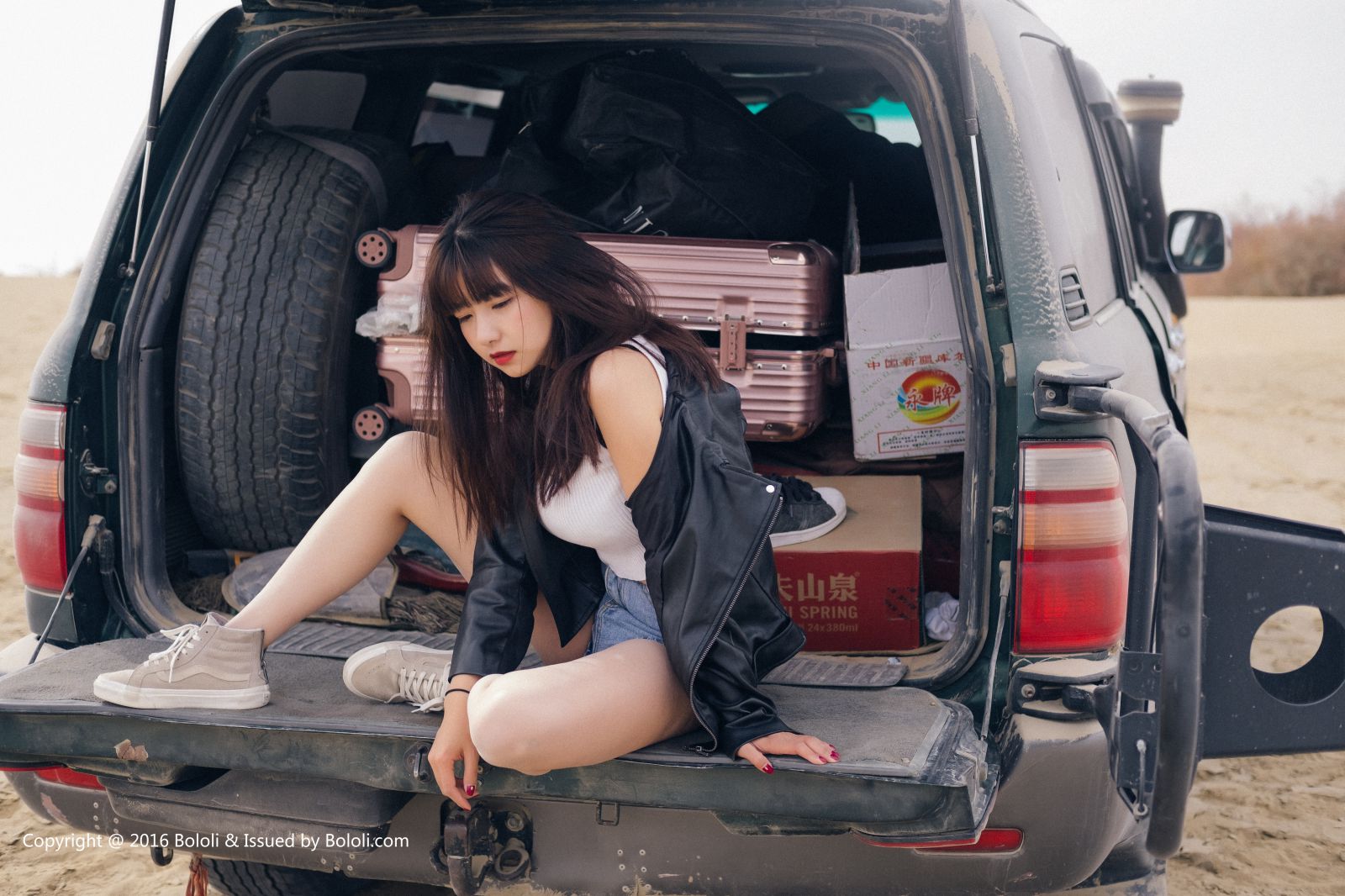 图片[3]-周闻 球球沙漠机车女-COS世界