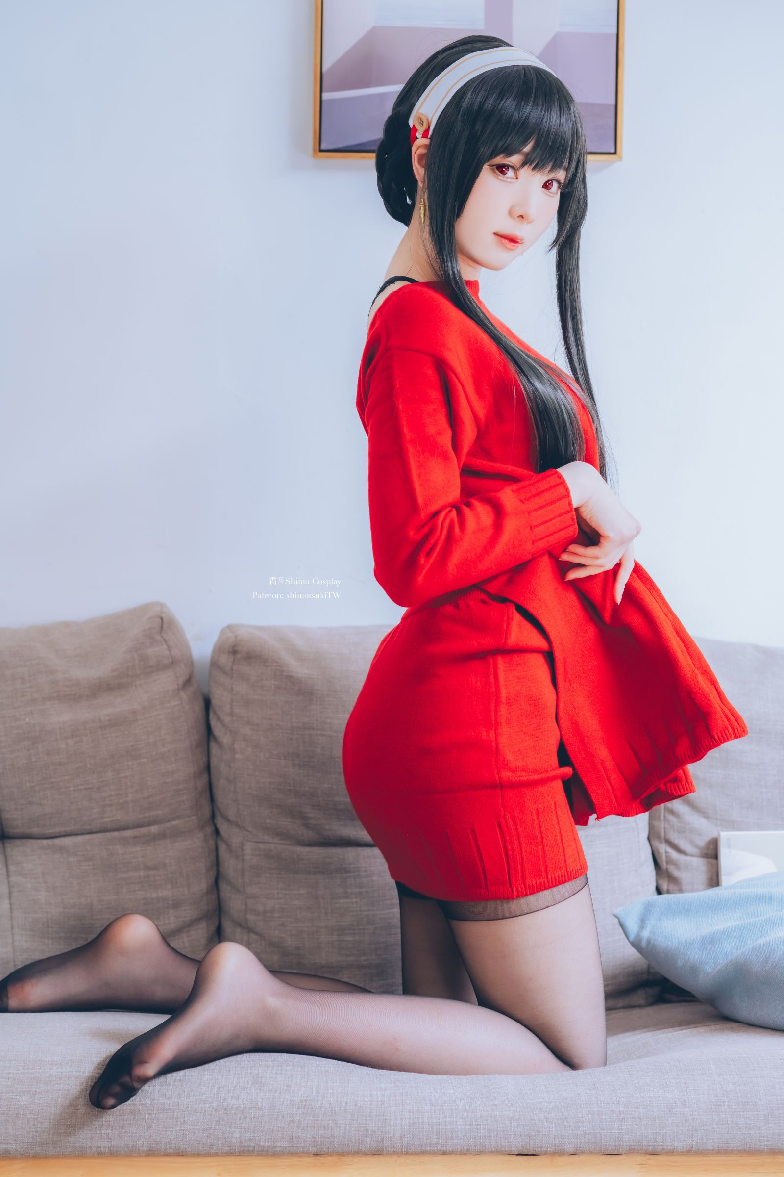 图片[5]-Yor Forger Red Sweater-COS世界