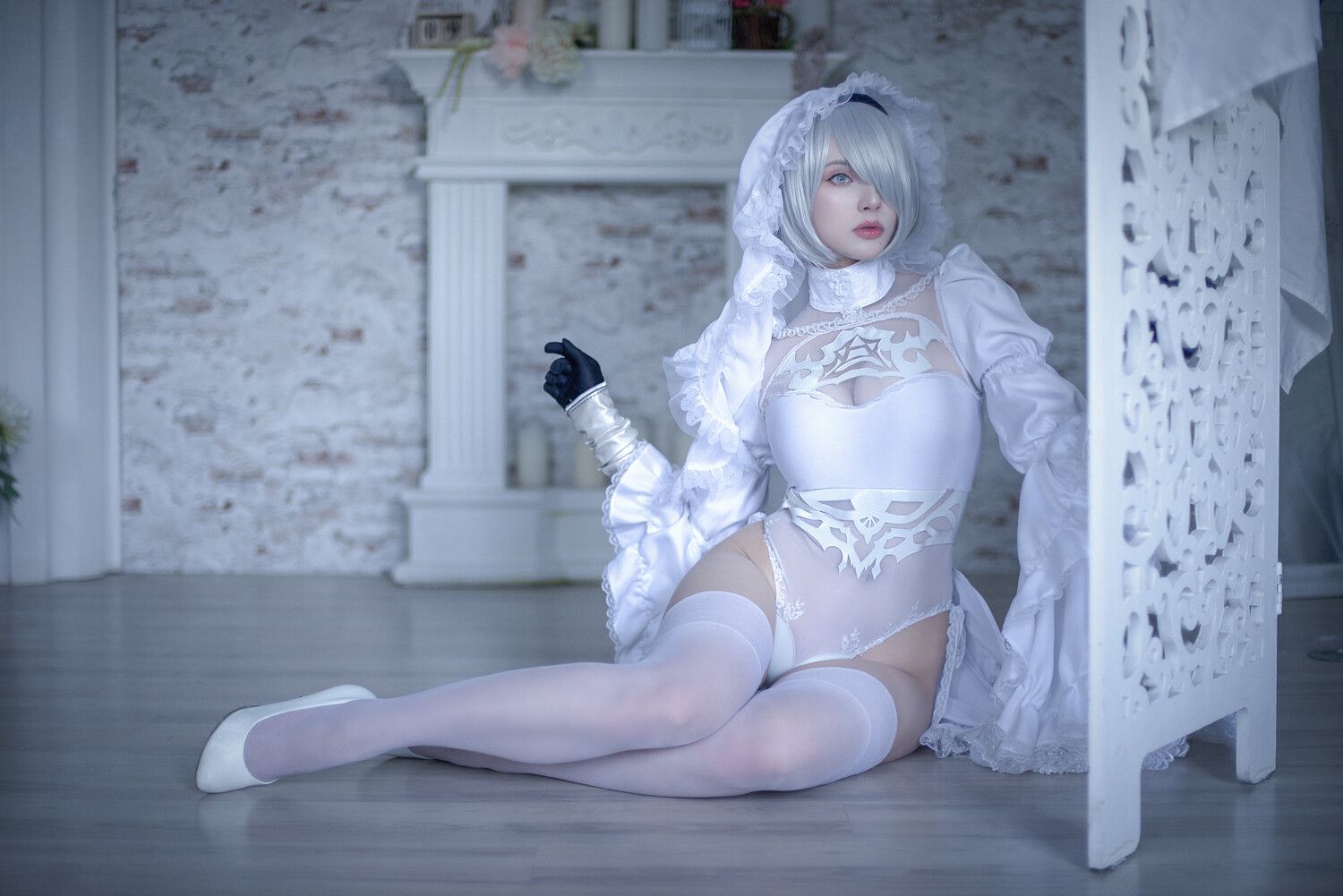 图片[3]-Misaki Sai White Bride-COS世界