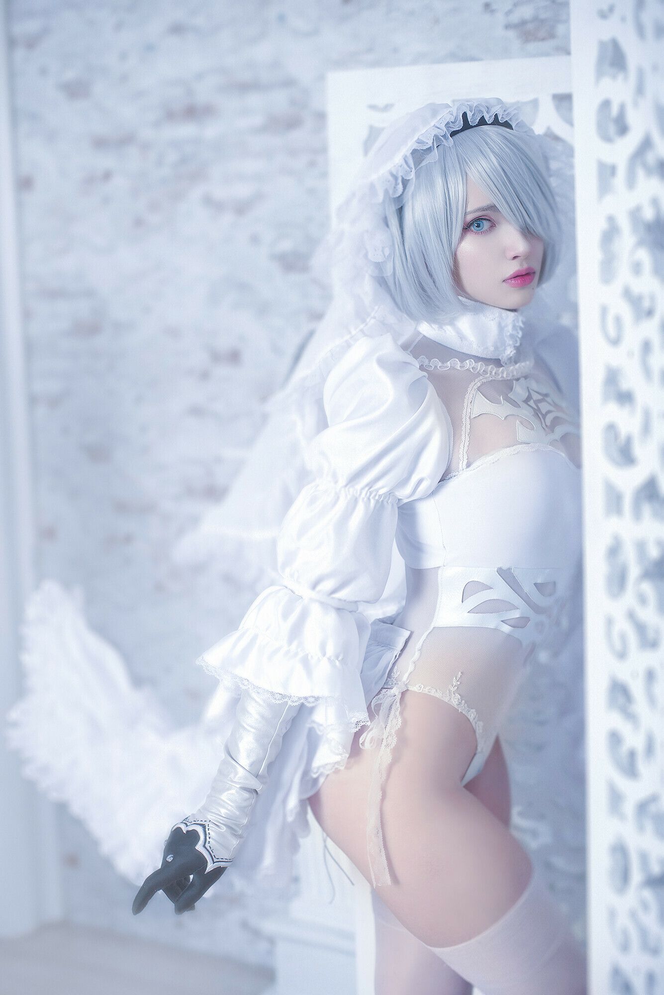 图片[2]-Misaki Sai White Bride-COS世界