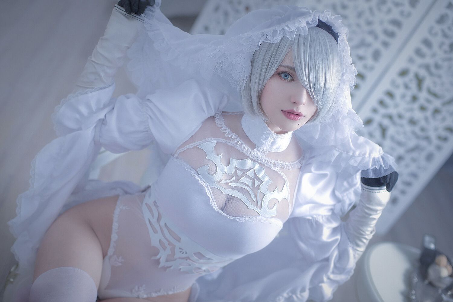 图片[5]-Misaki Sai White Bride-COS世界