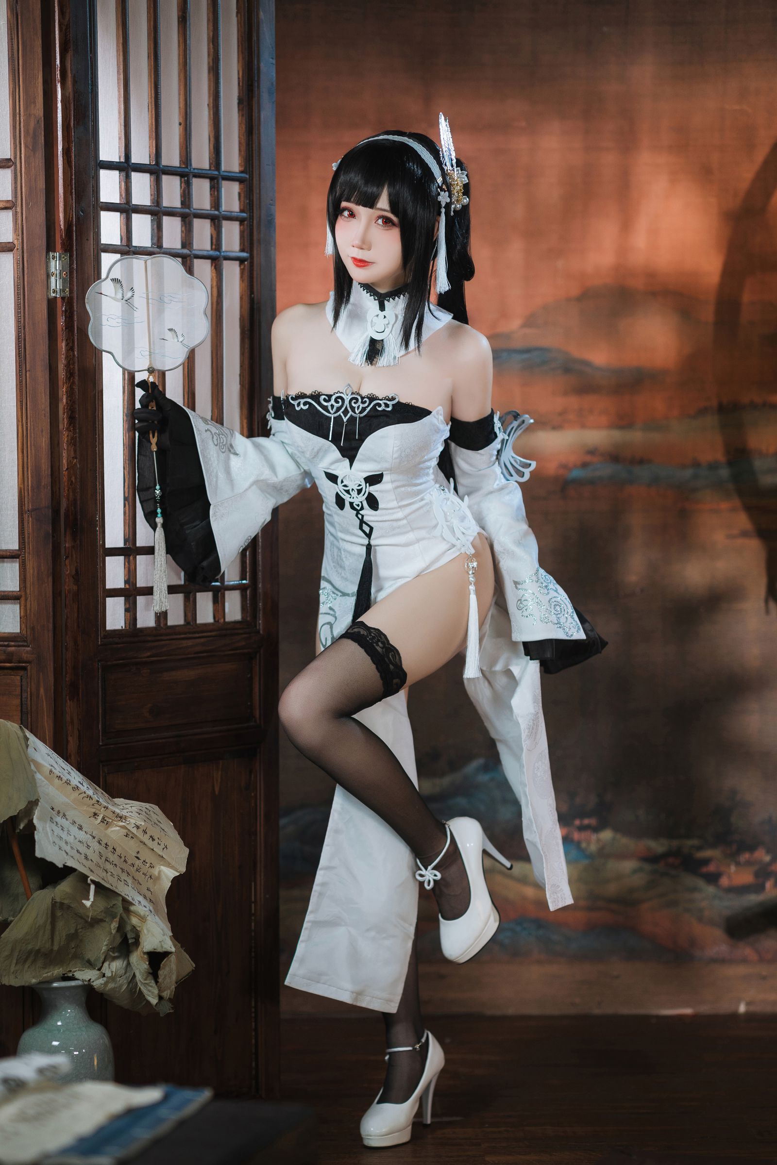 图片[3]-碧蓝航线 镇海白黑礼服-COS世界
