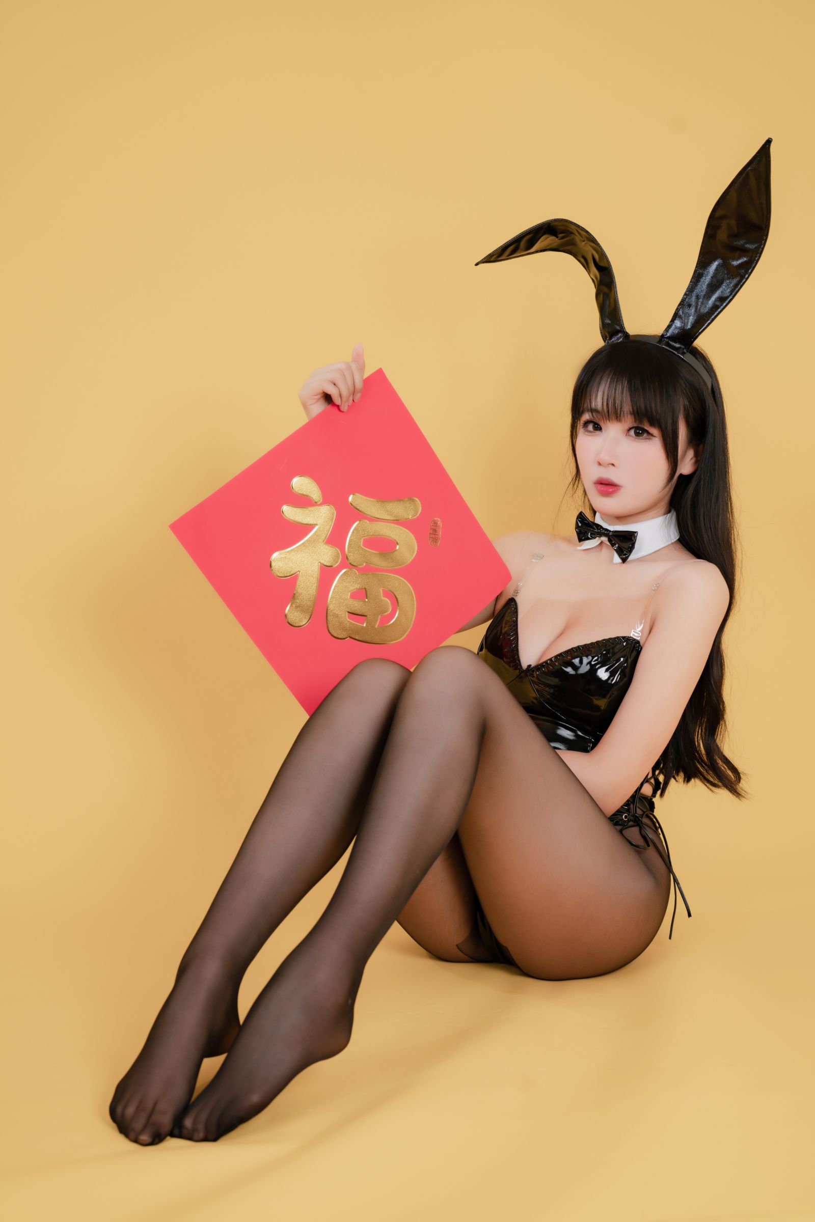 图片[2]-新春福兔 黑兔女郎-COS世界