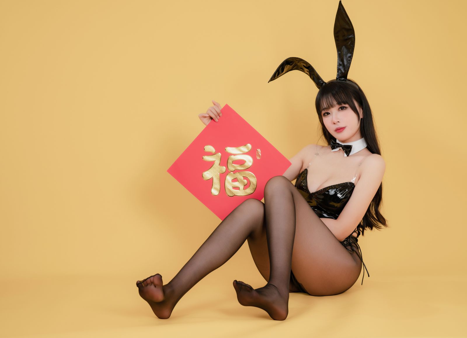 图片[3]-新春福兔 黑兔女郎-COS世界