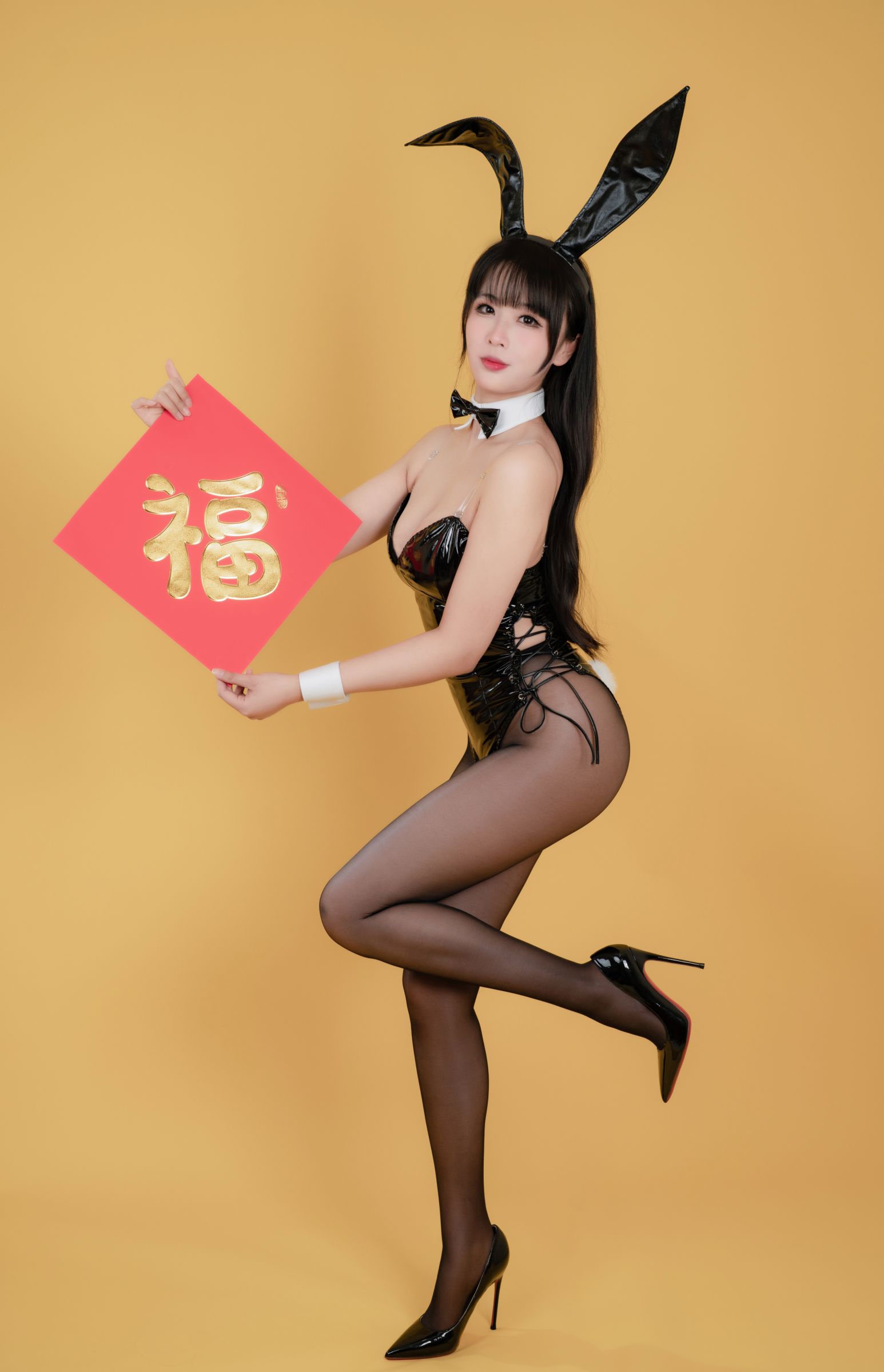 图片[5]-新春福兔 黑兔女郎-COS世界