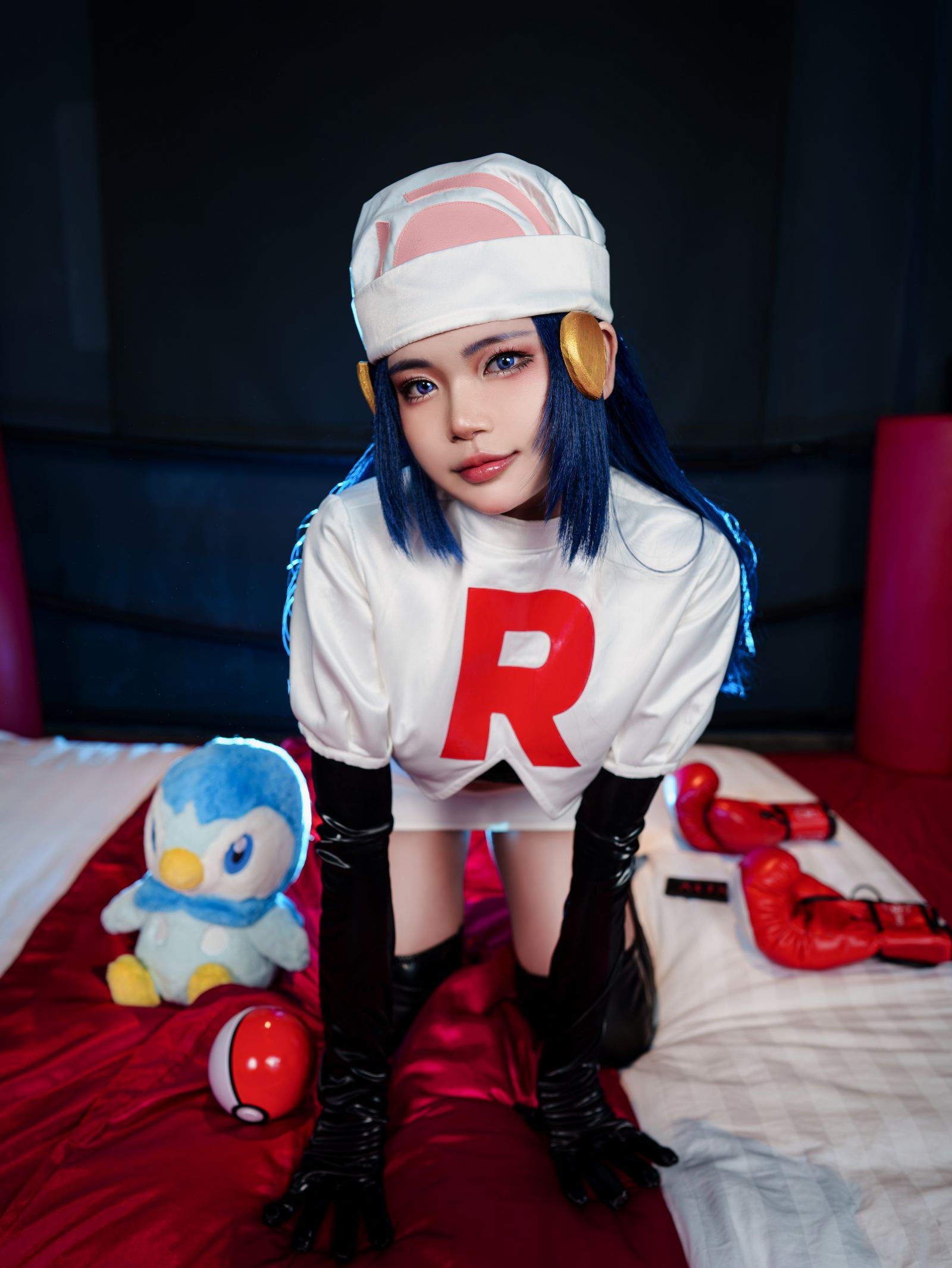 图片[5]-Dawn Pokemon in Team Rocket costume-COS世界