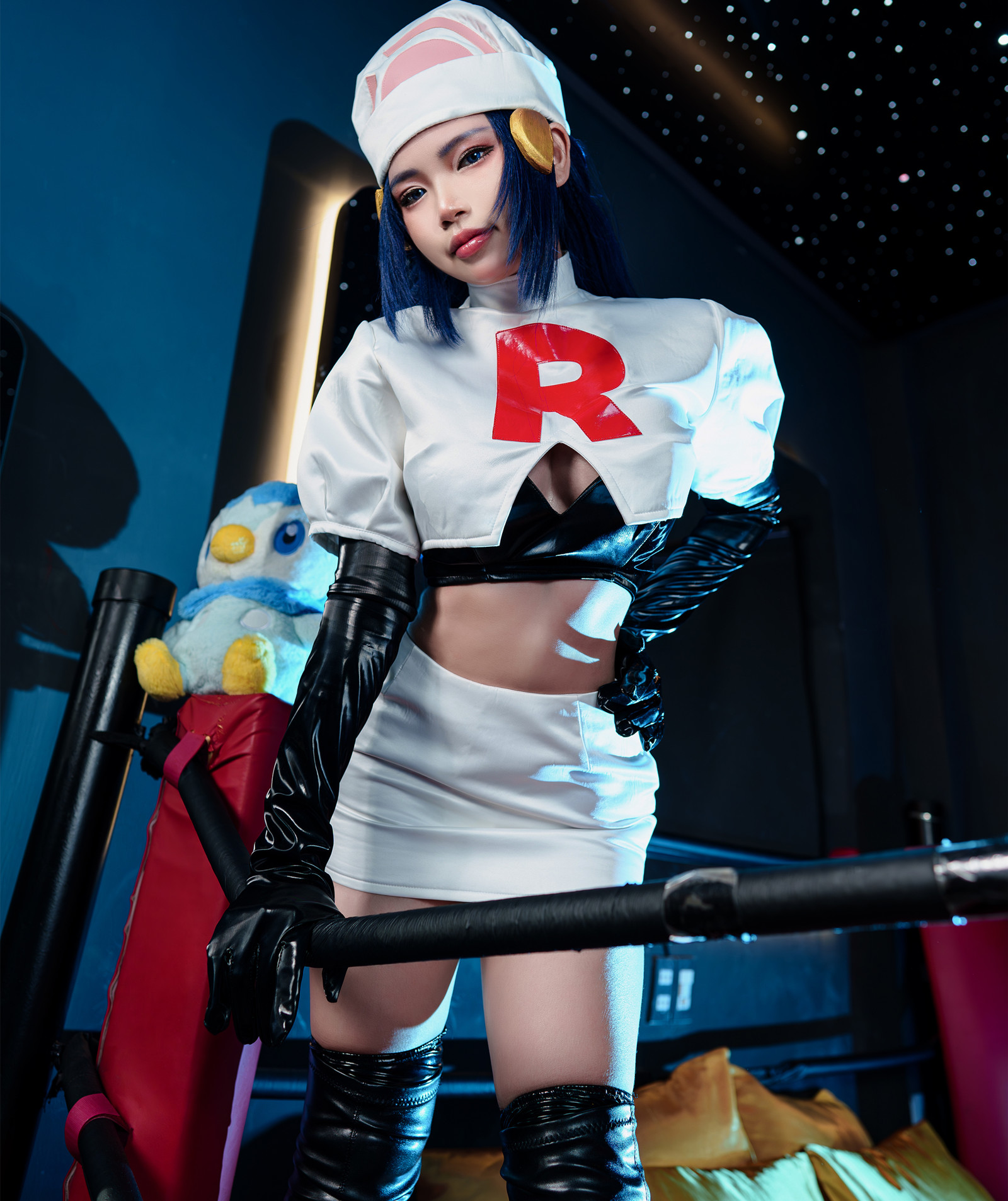 Dawn Pokemon in Team Rocket costume-COS世界