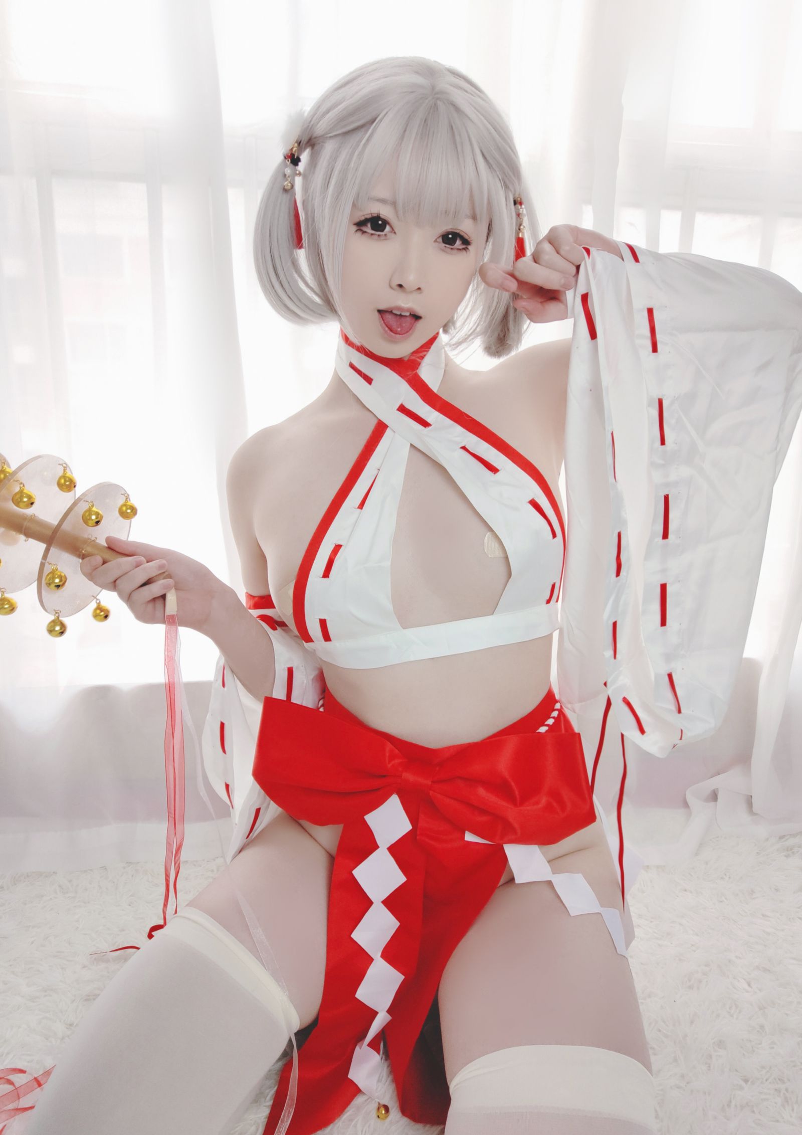 图片[3]-愛ちゃん 巫女服自拍-COS世界