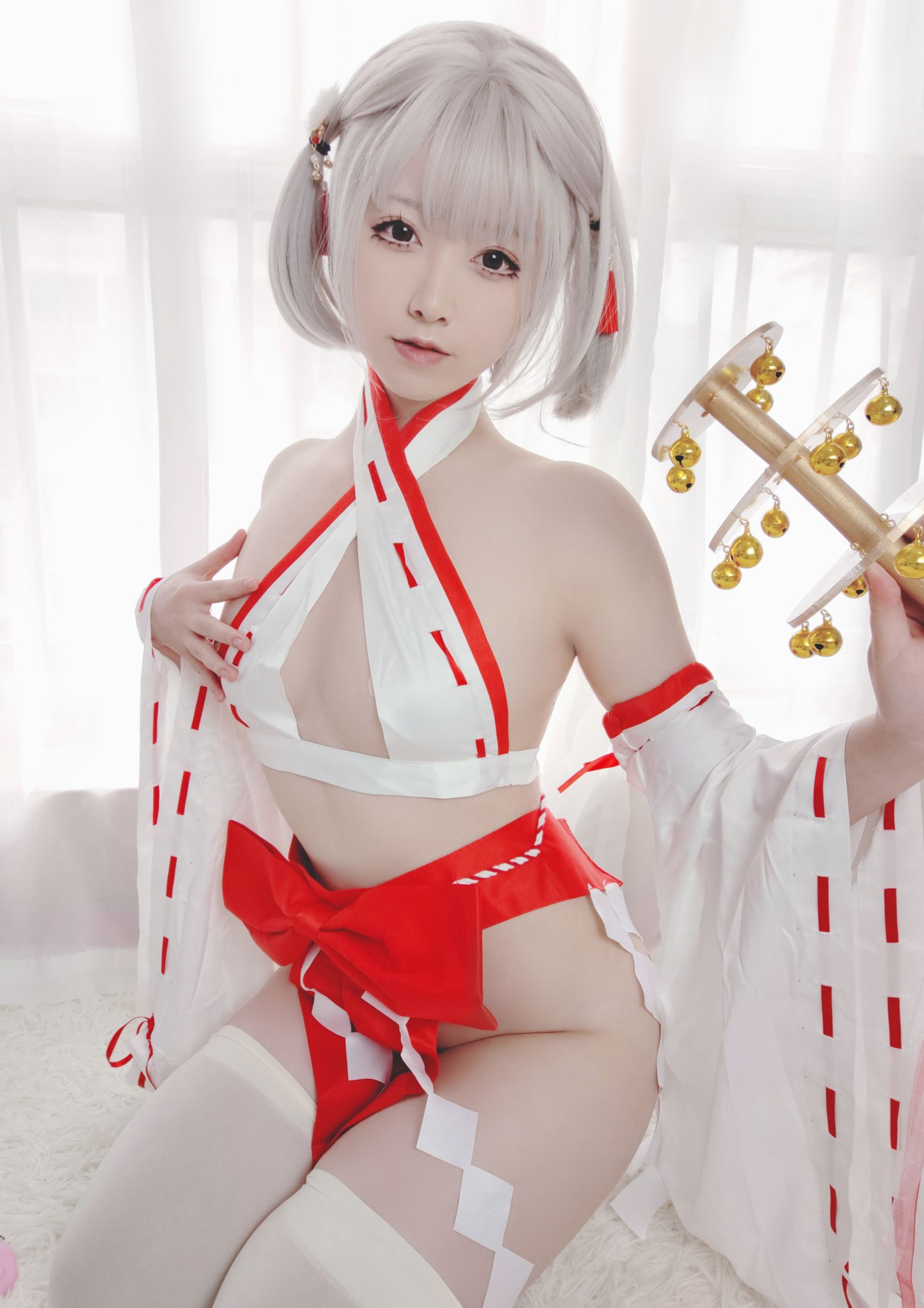 图片[2]-愛ちゃん 巫女服自拍-COS世界