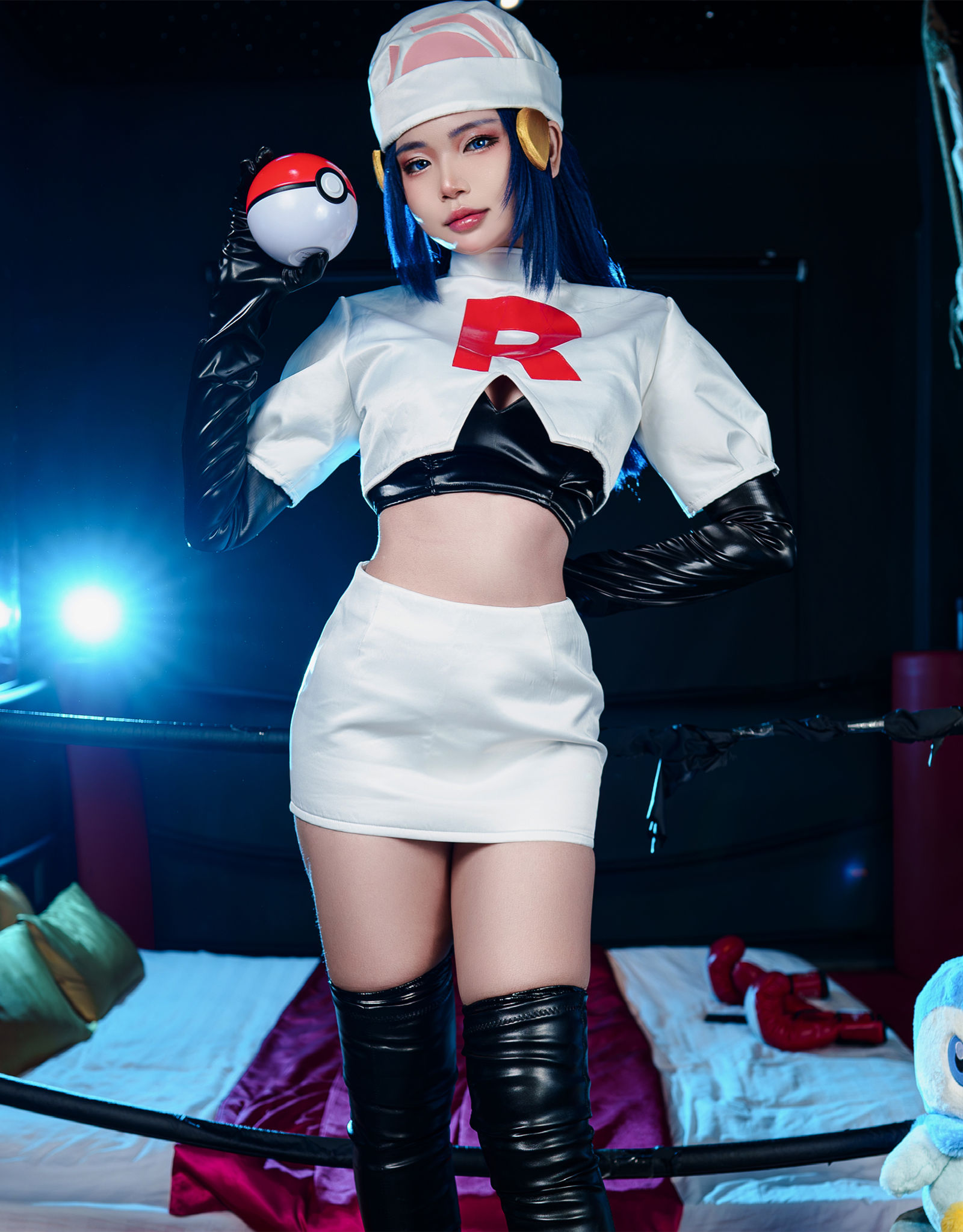 Dawn Pokemon in Team Rocket costume-COS世界