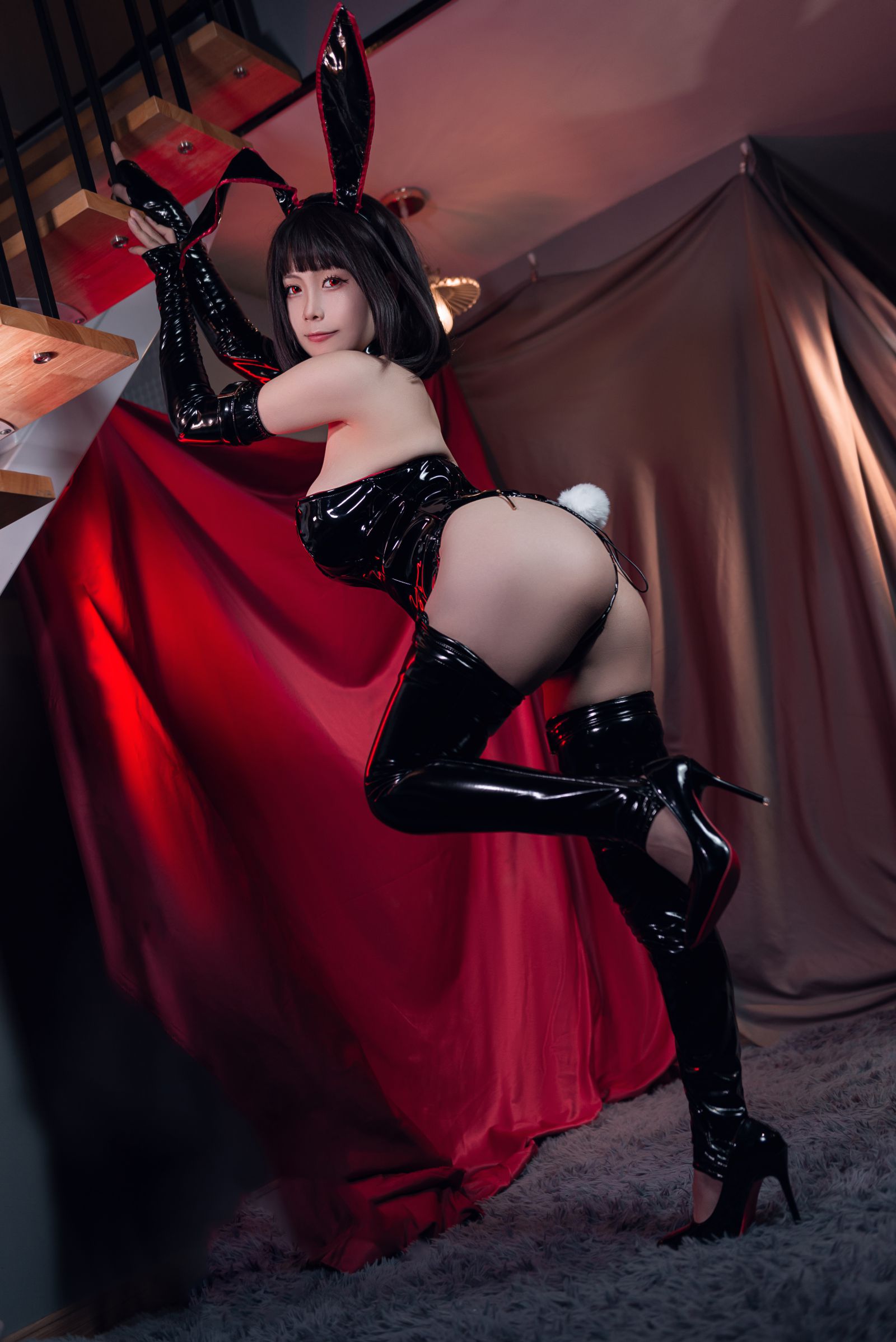 图片[3]-黑色漆皮兔女郎-COS世界