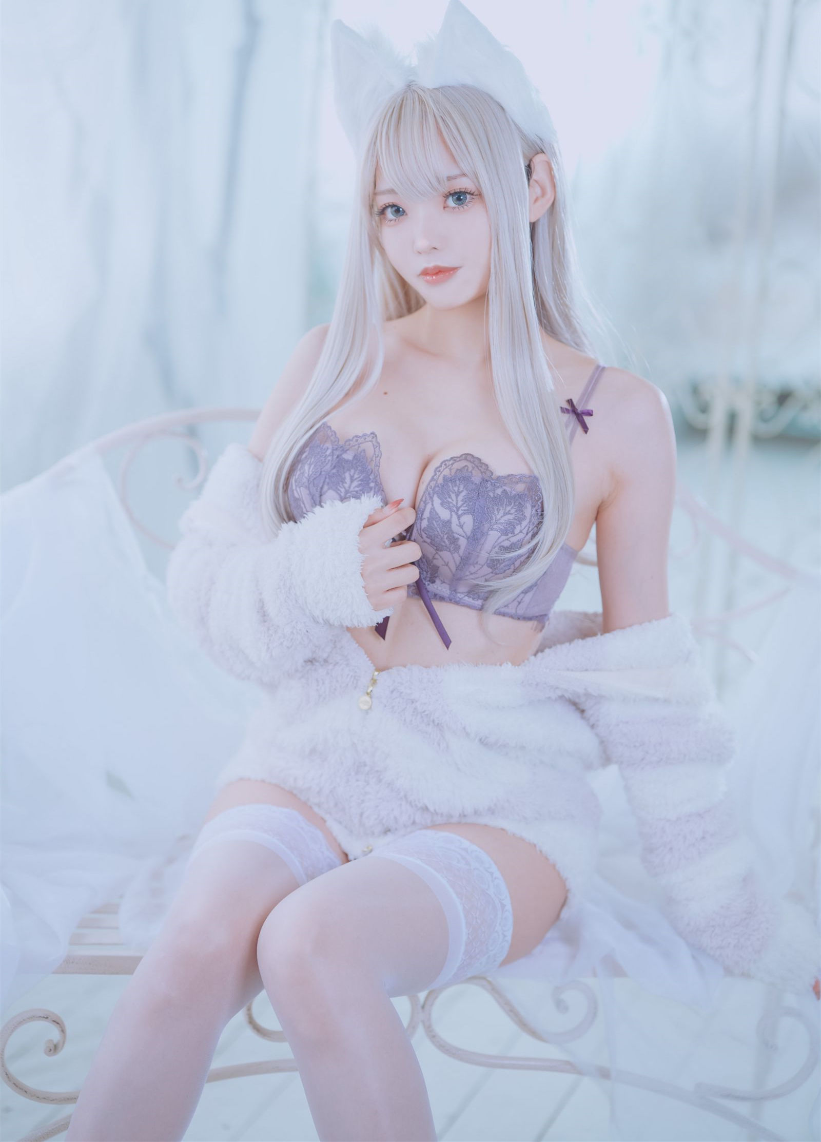 絶対領域 KEMOMIMI WHITE-COS世界