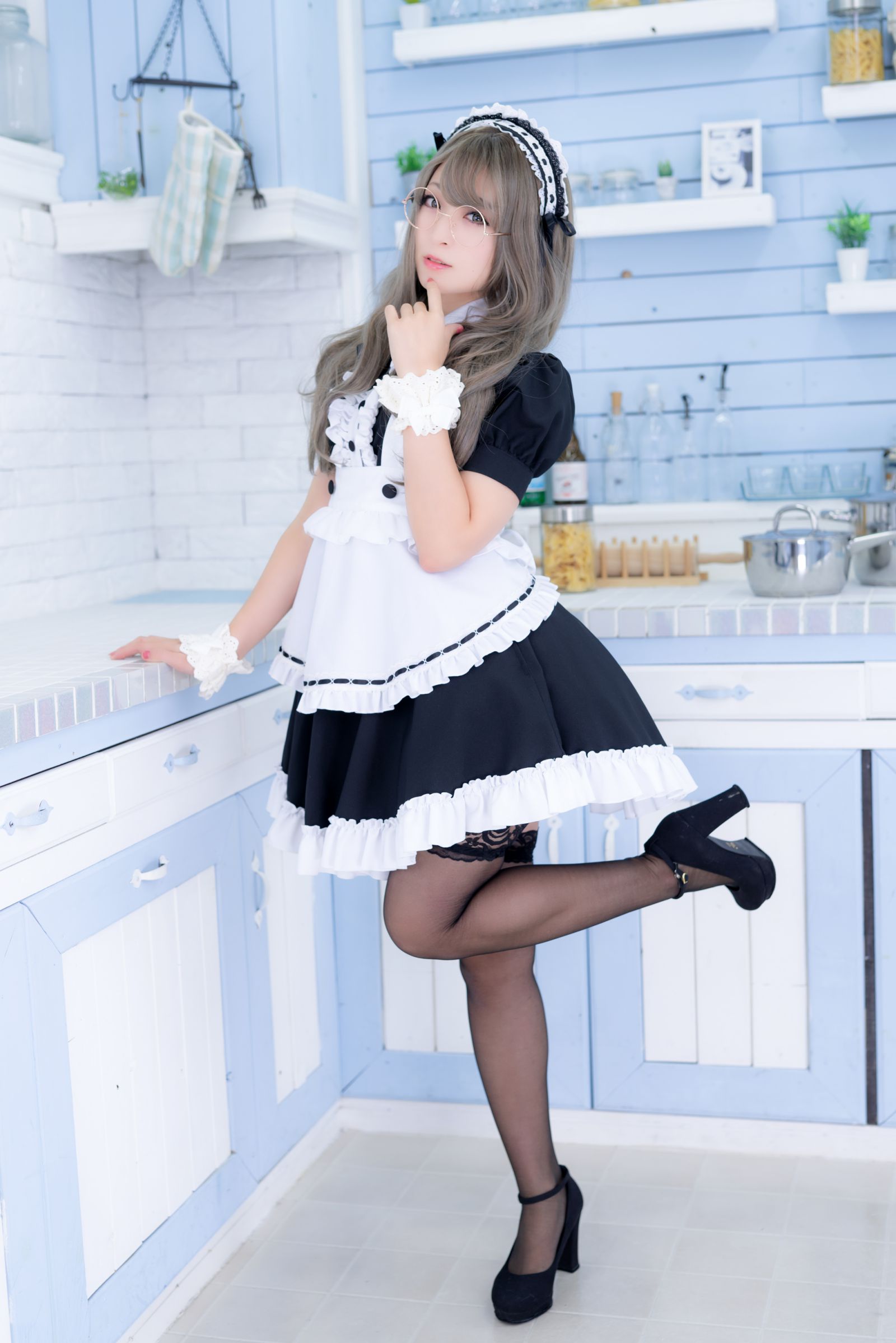 图片[2]-さづき Kurosuto Maid 女仆-COS世界