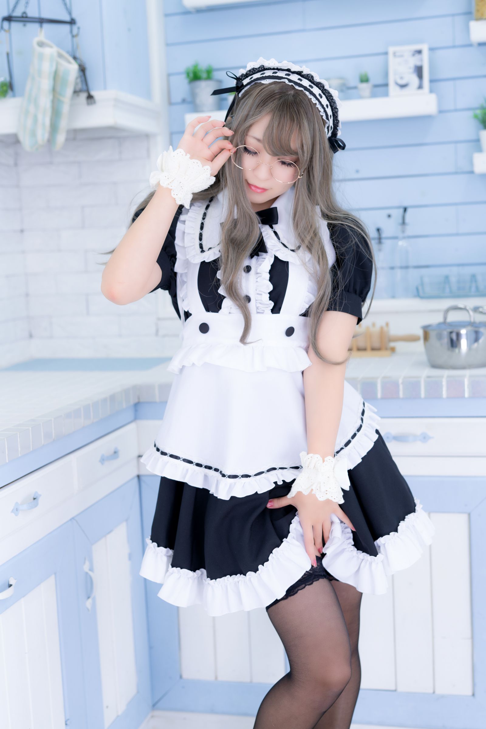 图片[4]-さづき Kurosuto Maid 女仆-COS世界
