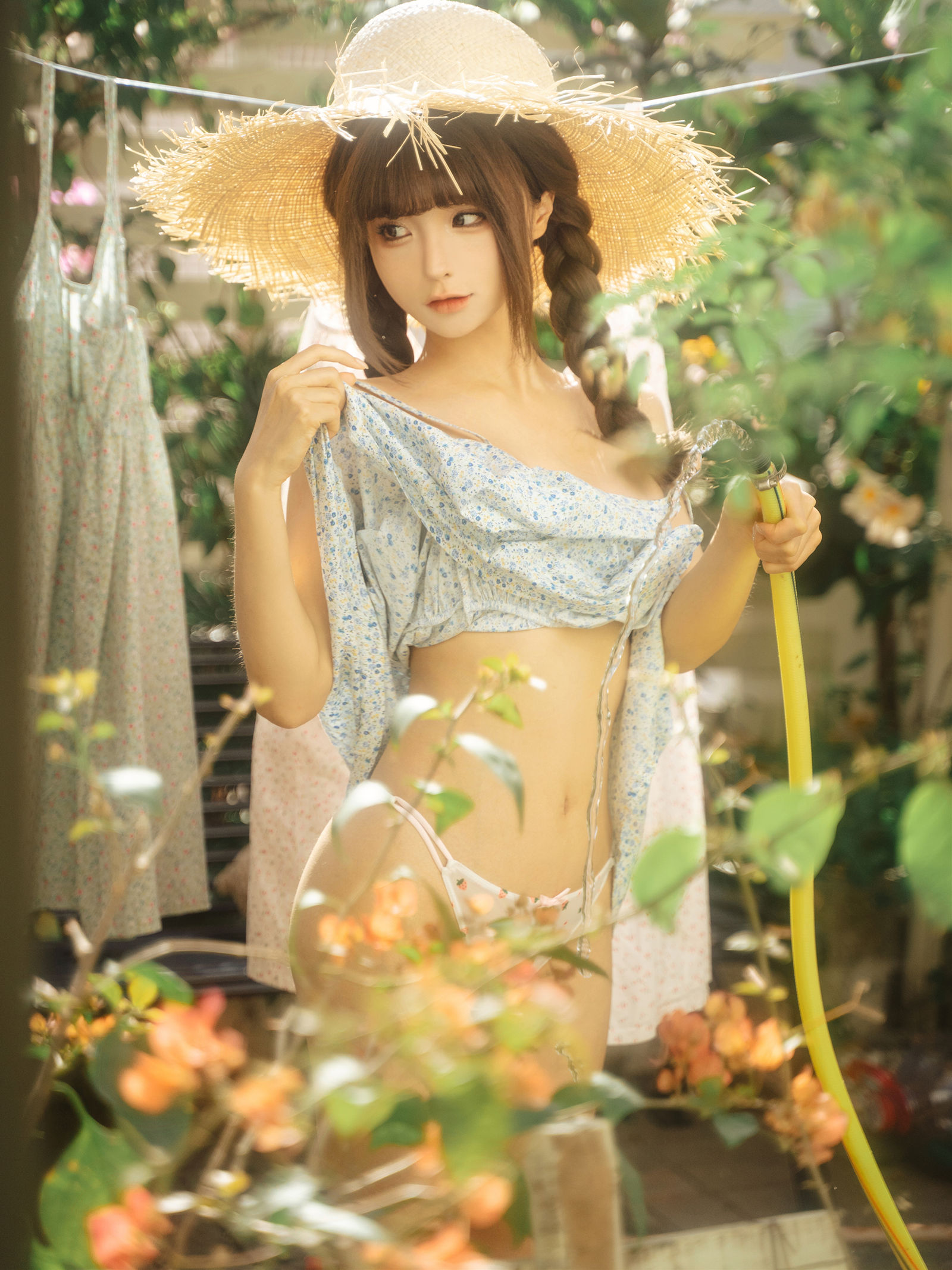 蠢沫沫 晾衣服-COS世界