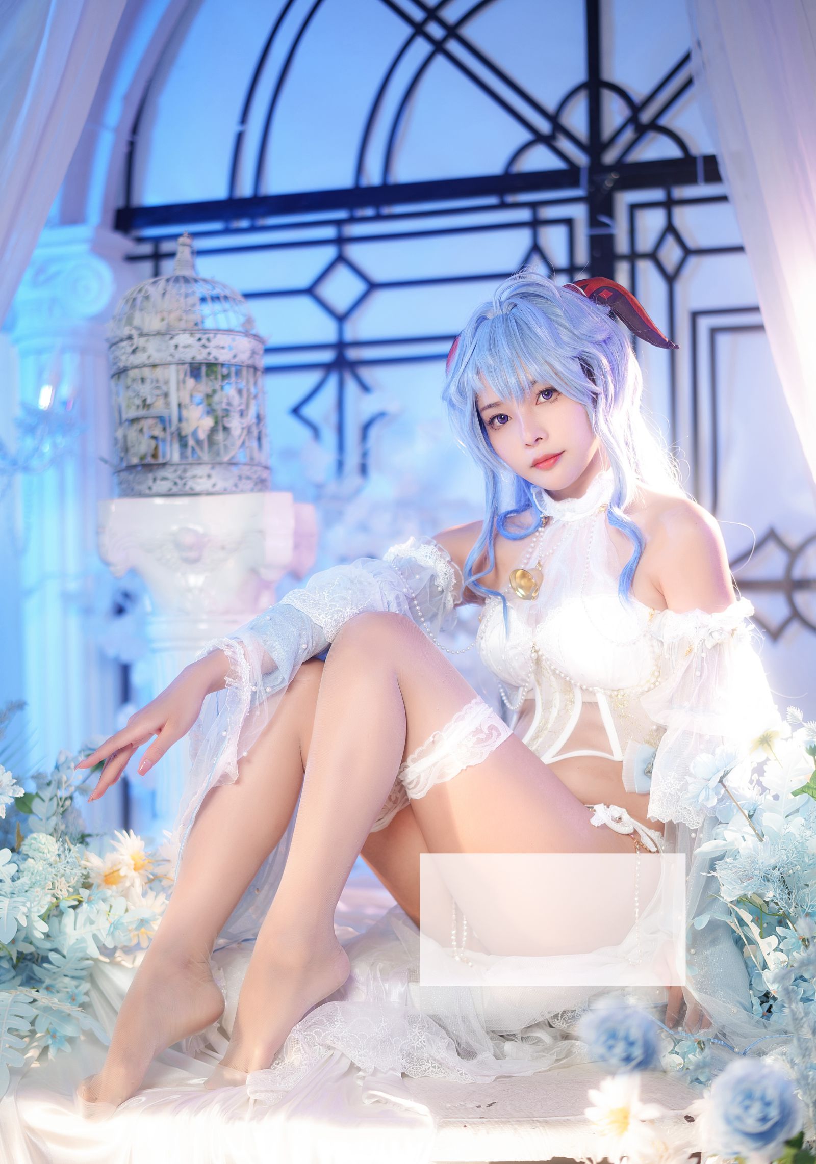 图片[4]-苏嫣嫣 甘雨花嫁-COS世界