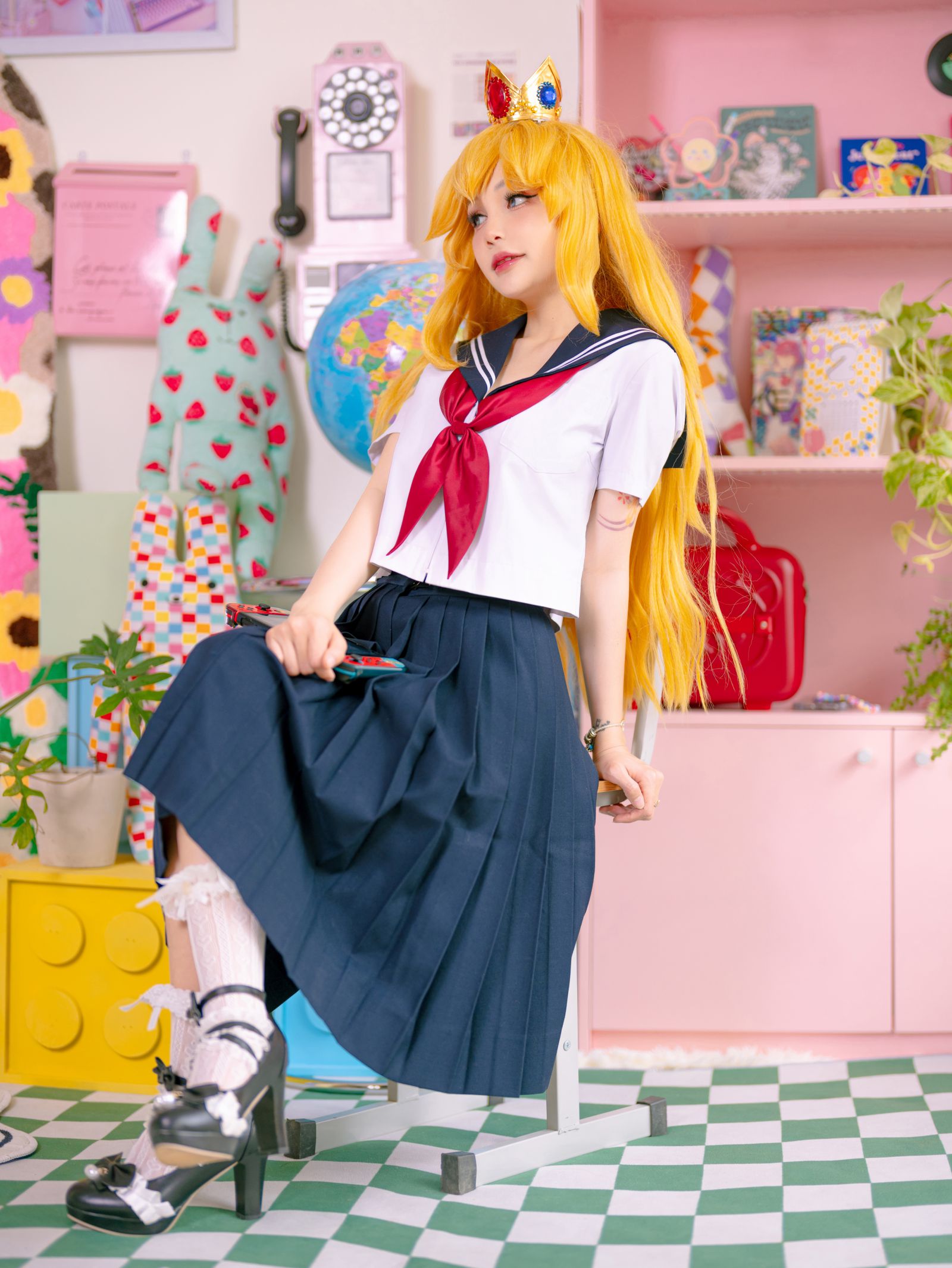 图片[5]-Peach School Girl-COS世界