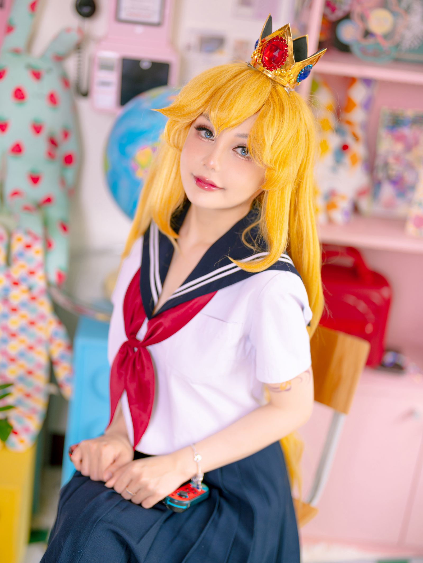 图片[4]-Peach School Girl-COS世界