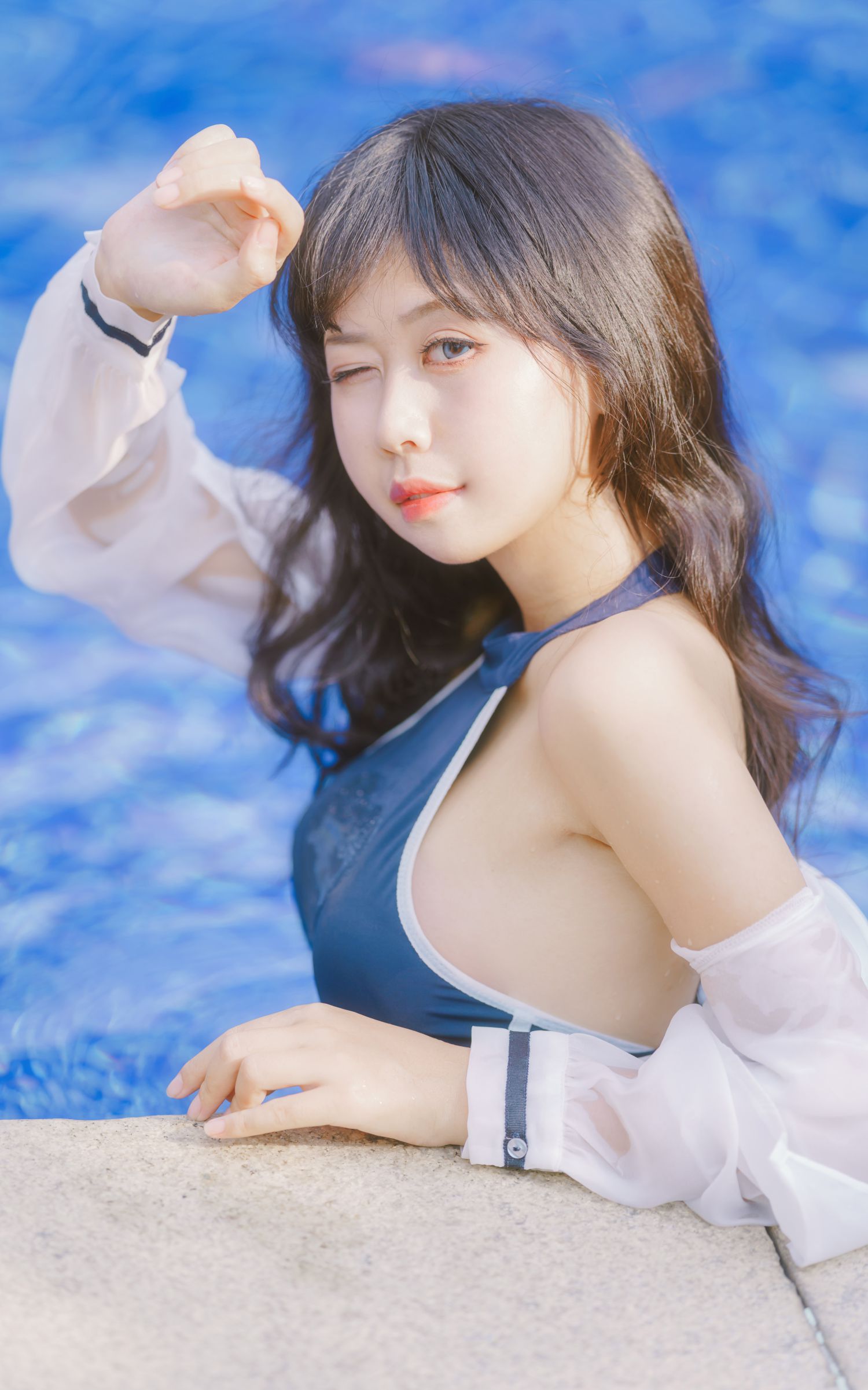 图片[4]-萌芽儿 泳池水着-COS世界