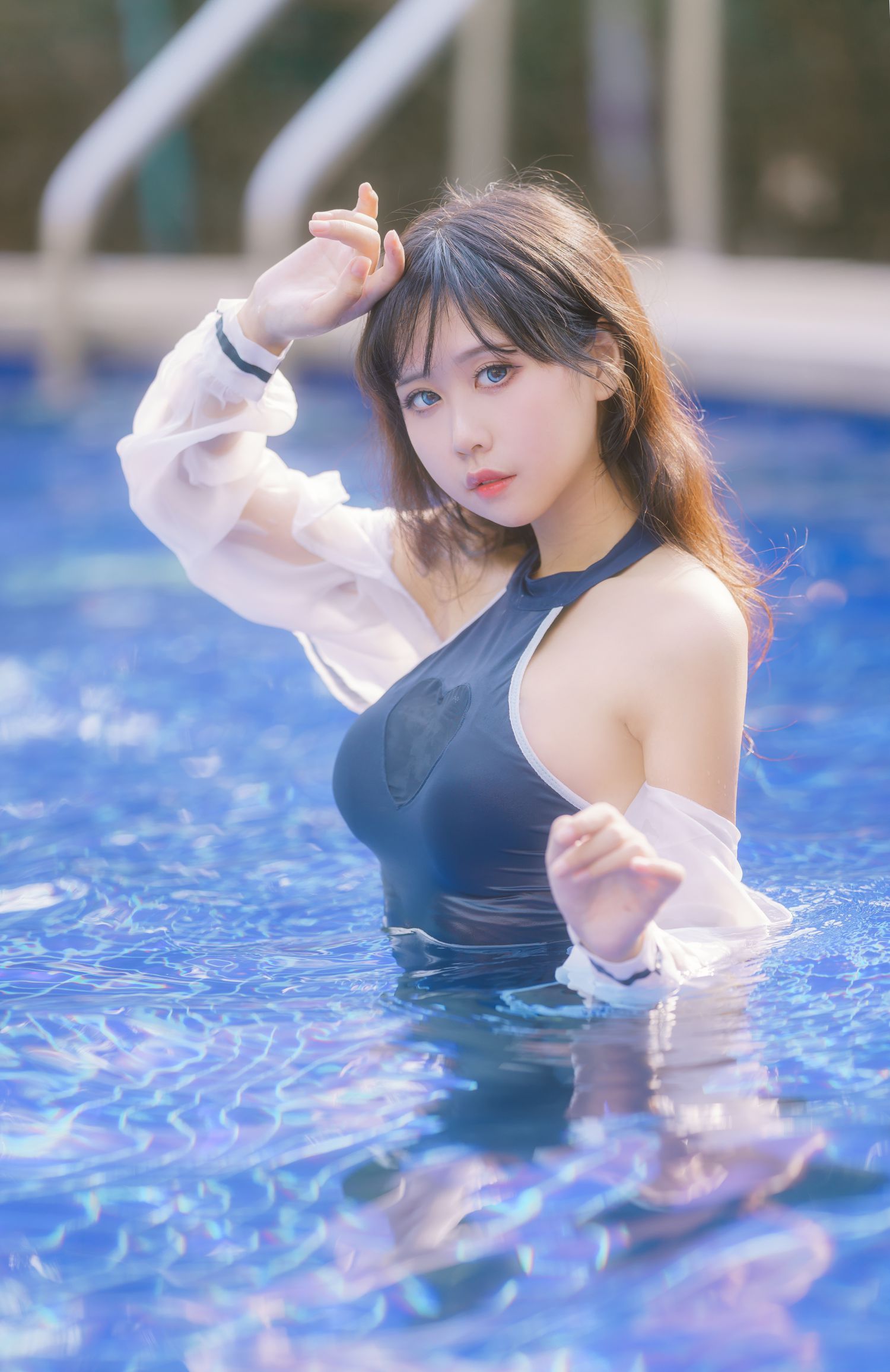 图片[3]-萌芽儿 泳池水着-COS世界