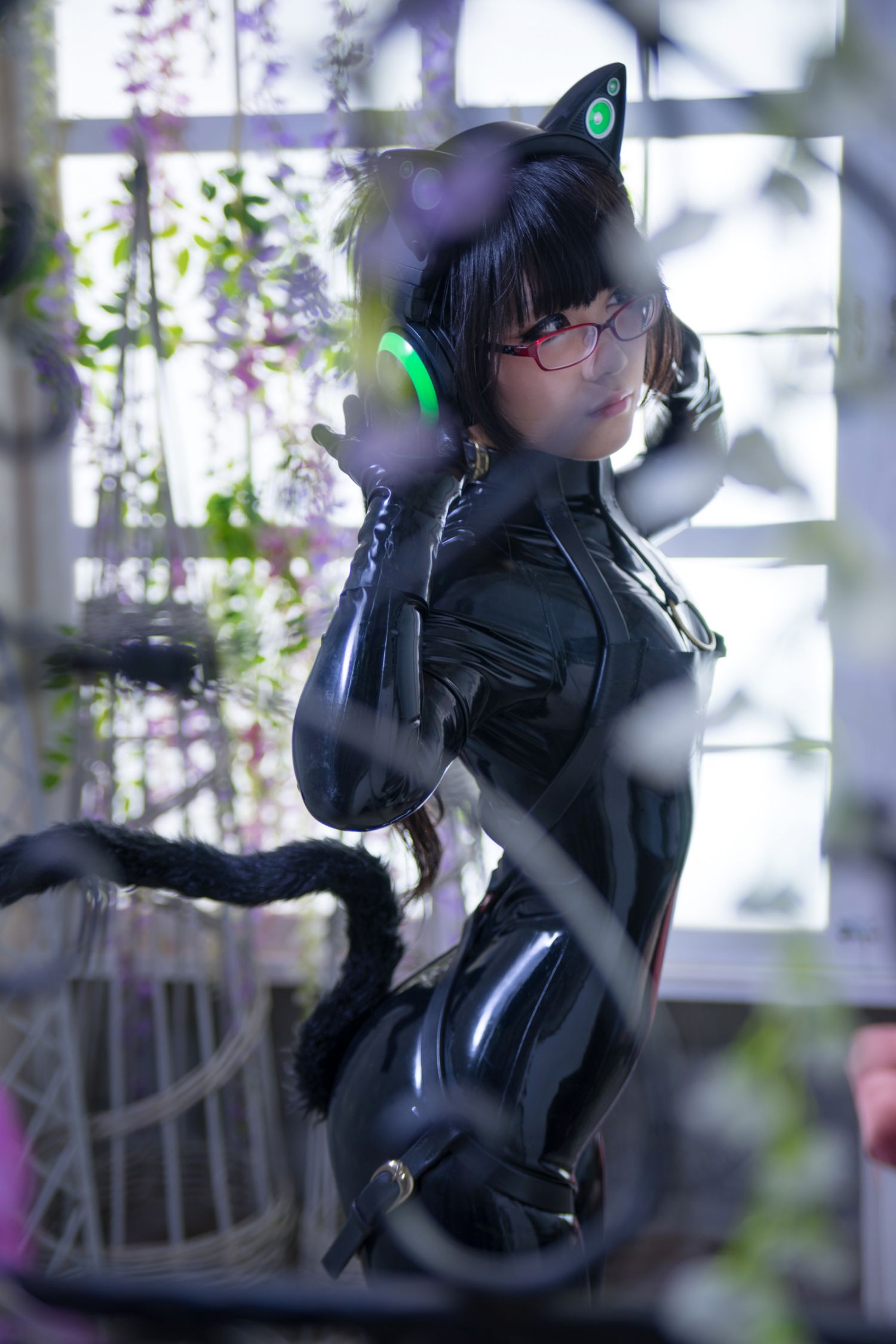 图片[3]-北見えり Catsuit Cat ear headphones-COS世界