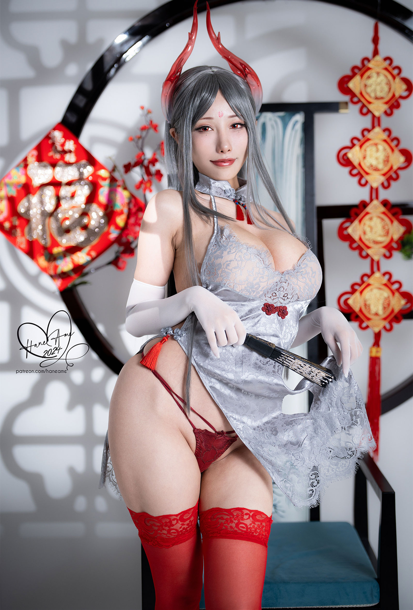 Original Dragon Qipao 銀寅龍姬-COS世界