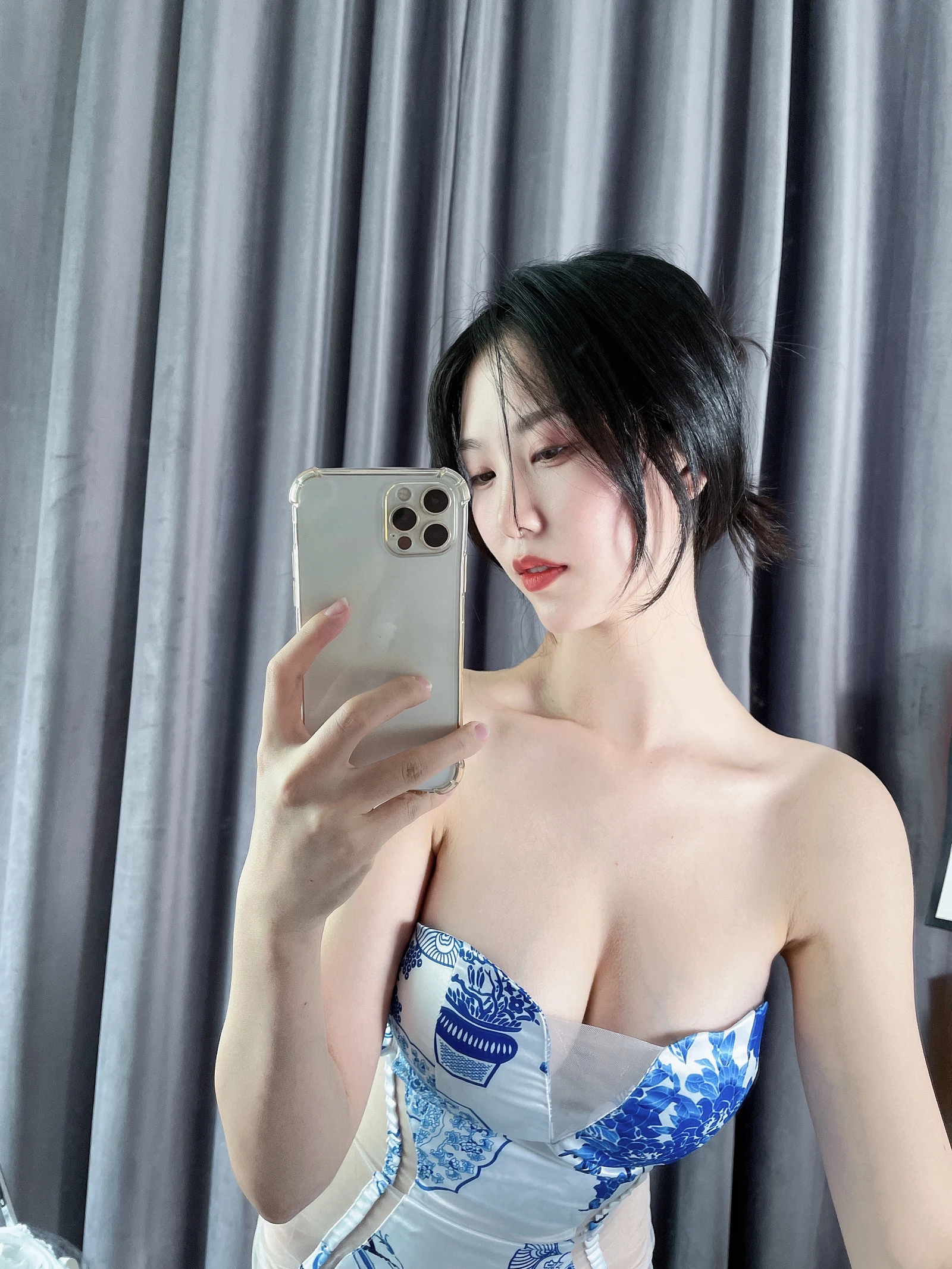 图片[3]-青花瓷旗袍-COS世界