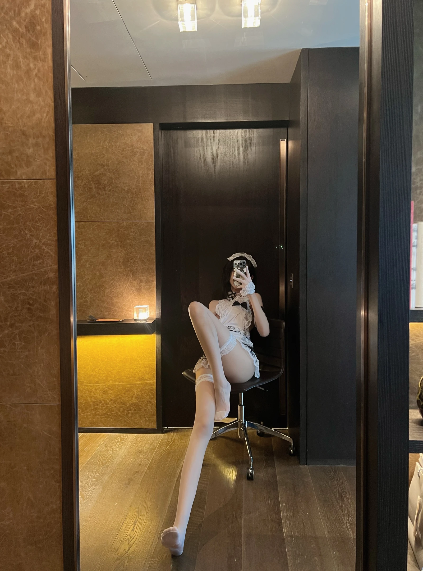 图片[3]-白丝女仆超性感套装-COS世界