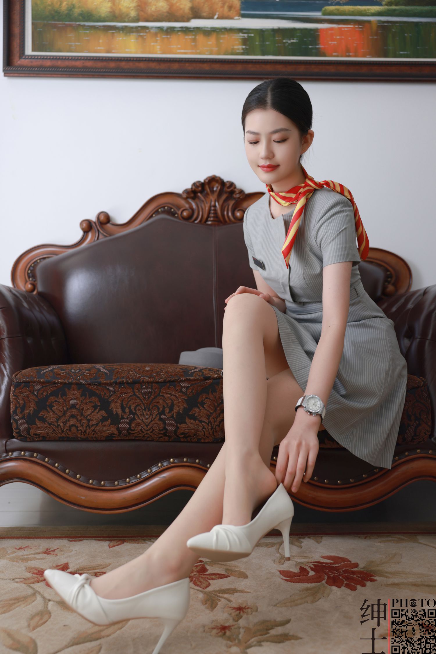 图片[2]-绅士写真 肉丝空乘-COS世界