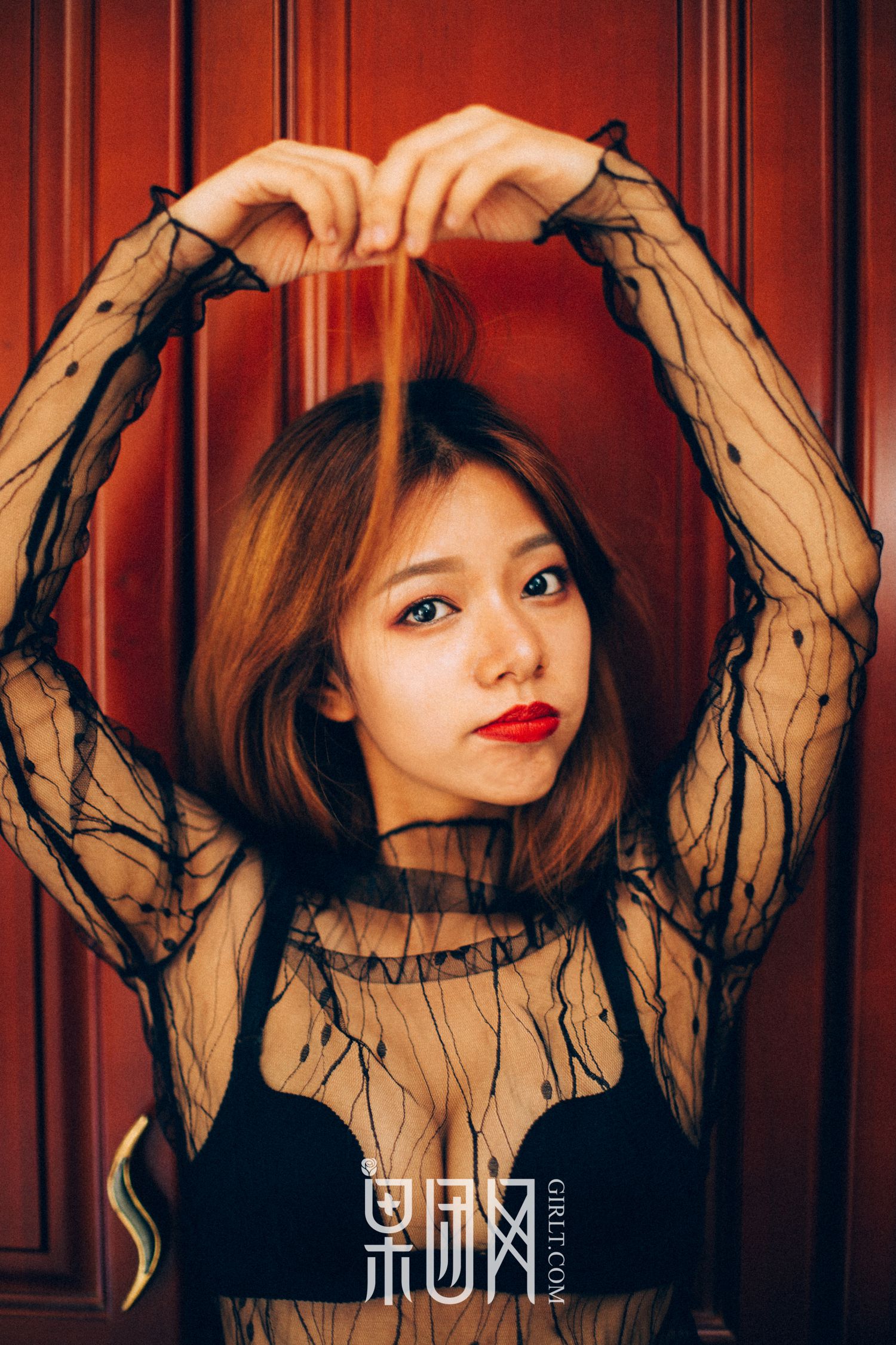 图片[4]-性感少女酥胸翘臀黑丝撩人-COS世界